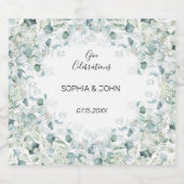 Eucalyptus Leaves Weddenschap Liquor Fles Label Likeurfles Etiket (Enkel label)