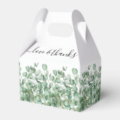 Eucalyptus Leaves Wedding Bedankdoosjes (Achterkant)