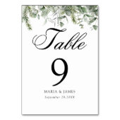 Eucalyptus Leaves Wedding Kaart (Voorkant)