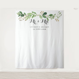 Eucalyptus Leaves Weduwfoto Backdrop/Prop Wandkleed
