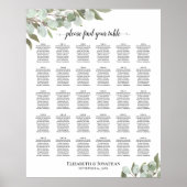 Eucalyptus leest 30 Tafel-weduwenkaart Poster (Voorkant)