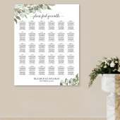 Eucalyptus leest 30 Tafel-weduwenkaart Poster