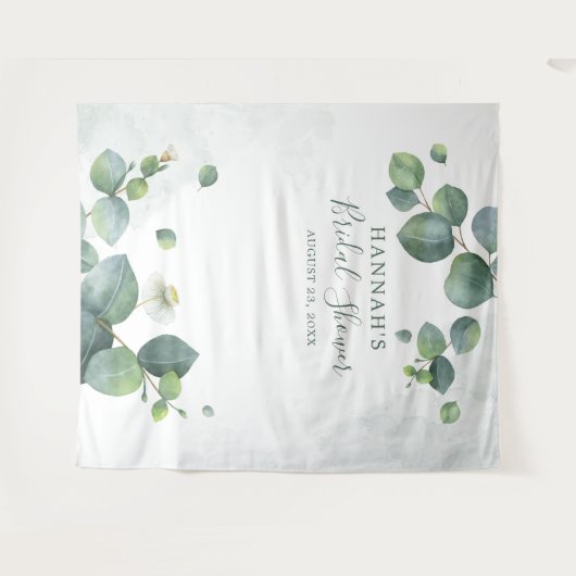 Eucalyptus leest Greenery Photo Booth-achtergrond Wandkleed (Voorkant (horizontaal))