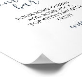 Eucalyptus leveert Greenery Shower Momosa Bar Poster (Hoek)