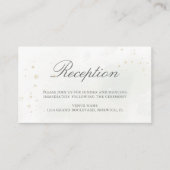 Eucalyptus leveert Greenery Wedding Reception Informatiekaartje (Voorkant)