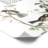 Eucalyptus leveert Greenery Wedding Seding Chart Poster (Hoek)