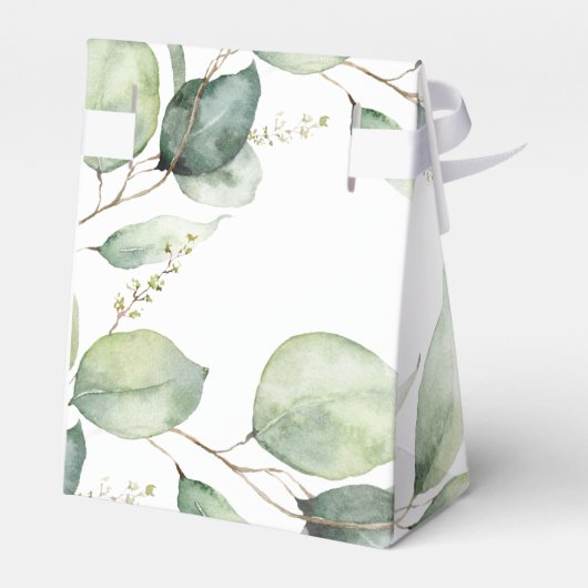 Eucalyptus lief dank u botanisch Vrijgezellenfeest Bedankdoosjes (Achterkant)