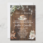 Eucalyptus Liefde Brouwt Westerne Koppels Douche Kaart (Voorkant)