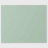 Eucalyptus Light Green Solid Color Cadeaupapier (Vlak)
