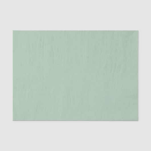 Eucalyptus Light Green Solid Color Tissuepapier (Voorkant)