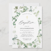 Eucalyptus lijst baby kaart (Voorkant)