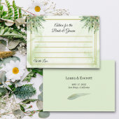 Eucalyptus Lijst Groen Goud Bladgroen Bruiloft Adv Informatiekaartje