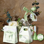 Eucalyptus Lijst Groen Goud Bladgroen Bruiloft Bedankdoosjes