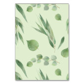 Eucalyptus Lijst Groen Goud Bladgroen Waterverf Kaart (Achterkant)