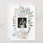 Eucalyptus Lijst Memorial Orde van Service Program Kaart (Voorkant)