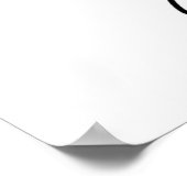 Eucalyptus Line Art Neutrale kleuren Modern Poster (Hoek)