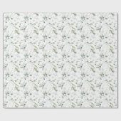Eucalyptus Loof Baby- of Bruiloftfeest Cadeaupapier (Vlak)