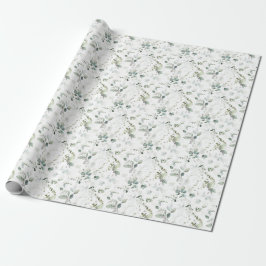 Eucalyptus Loof Baby- of Bruiloftfeest Cadeaupapier