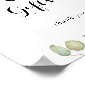 Eucalyptus Loof Delight Kaarten en Cadeaus Bord Poster (Hoek)
