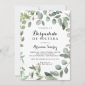 Eucalyptus Loof Delight Spaanse Bruidsmeisjesborre Kaart (Voorkant)