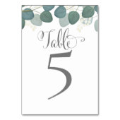 Eucalyptus loof Elegant groen blad Kaart (Voorkant)