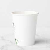 Eucalyptus Loof Groene Bruiloftsborrel Papieren Bekers (Links)