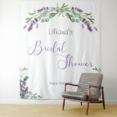 Eucalyptus Loof Lavendel Bloemen Bruidsdiner Wandkleed (In situ)