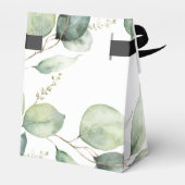 Eucalyptus Loofwerk Waterverf Bruidsdouche Bedankdoosjes (Achterkant)