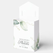 Eucalyptus Loofwerk Waterverf Bruidsdouche Bedankdoosjes (Geopend)