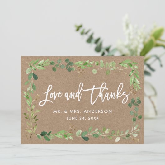 Eucalyptus Love Bedankt Kraft (Staand voorkant)