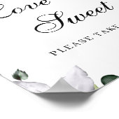 Eucalyptus Love is Sweet Favor Poster Sign (Hoek)