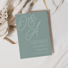 Eucalyptus | Manuscript Watermark Monogram Weddens