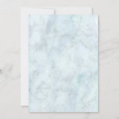 Eucalyptus Marble Photo Weddenschap Save the Date (Achterkant)