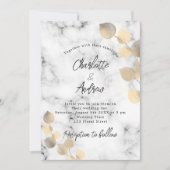 Eucalyptus marmer gouden gouden kaart (Voorkant)