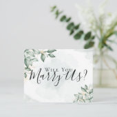 Eucalyptus Marry ons zal onze ambtenaar zijn Kaart (Staand voorkant)