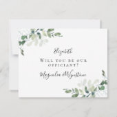 Eucalyptus Marry We zullen onze ambtenaar zijn... Kaart (Achterkant)