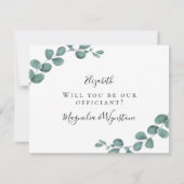 Eucalyptus Marry We zullen onze ambtenaar zijn... Kaart (Achterkant)