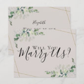 Eucalyptus Marry We zullen onze ambtenaar zijn... Kaart (Voorkant / Achterkant)