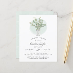 Eucalyptus Mason Jar Monogram Vrijgezellenfeest