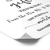 Eucalyptus Matcha Cards & Gifts Bridal Shower Poster (Hoek)