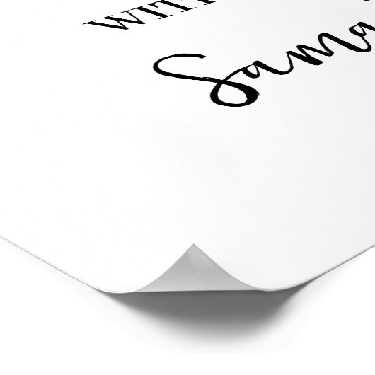 Eucalyptus Matcha Let's have Tea with Bride Poster (Hoek)