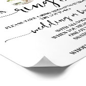 Eucalyptus Matcha Put a Ring on Shower Game Sign Poster (Hoek)