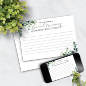 Eucalyptus Memorial Deel een Memory Kaart