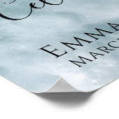 Eucalyptus - Memorial Foto Begrafenis welkomstbord Poster (Hoek)