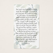 Eucalyptus Memorial Prayer Kaart (Achterkant)