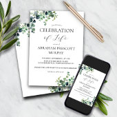 Eucalyptus Memorial uitnodiging