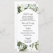 Eucalyptus menutemplate voor elke speciale gelegen menu (Voorkant / Achterkant)