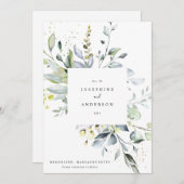 Eucalyptus met adem het menu Datum opslaan (Voorkant / Achterkant)