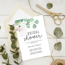 Eucalyptus met Calla-bloem Bruidsdouche