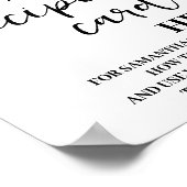 Eucalyptus met goud Laat je recept Kaart teken ach Poster (Hoek)